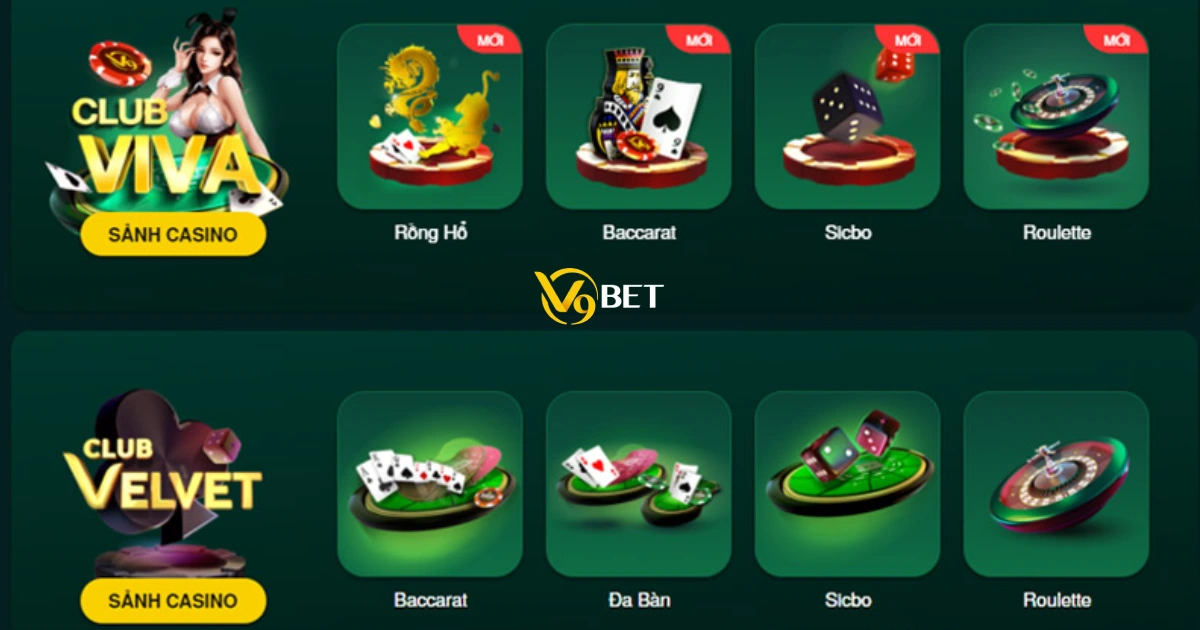 Lý do người chơi nên chọn Casino V9BET