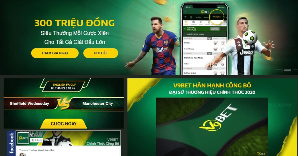 Tại sao chọn thể thao V9BET?